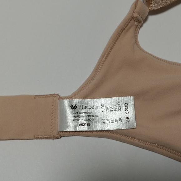 Wacoal How Perfect Wire Free T-shirt Bra Rose Dust, New Without Tag - Picture 7 of 16